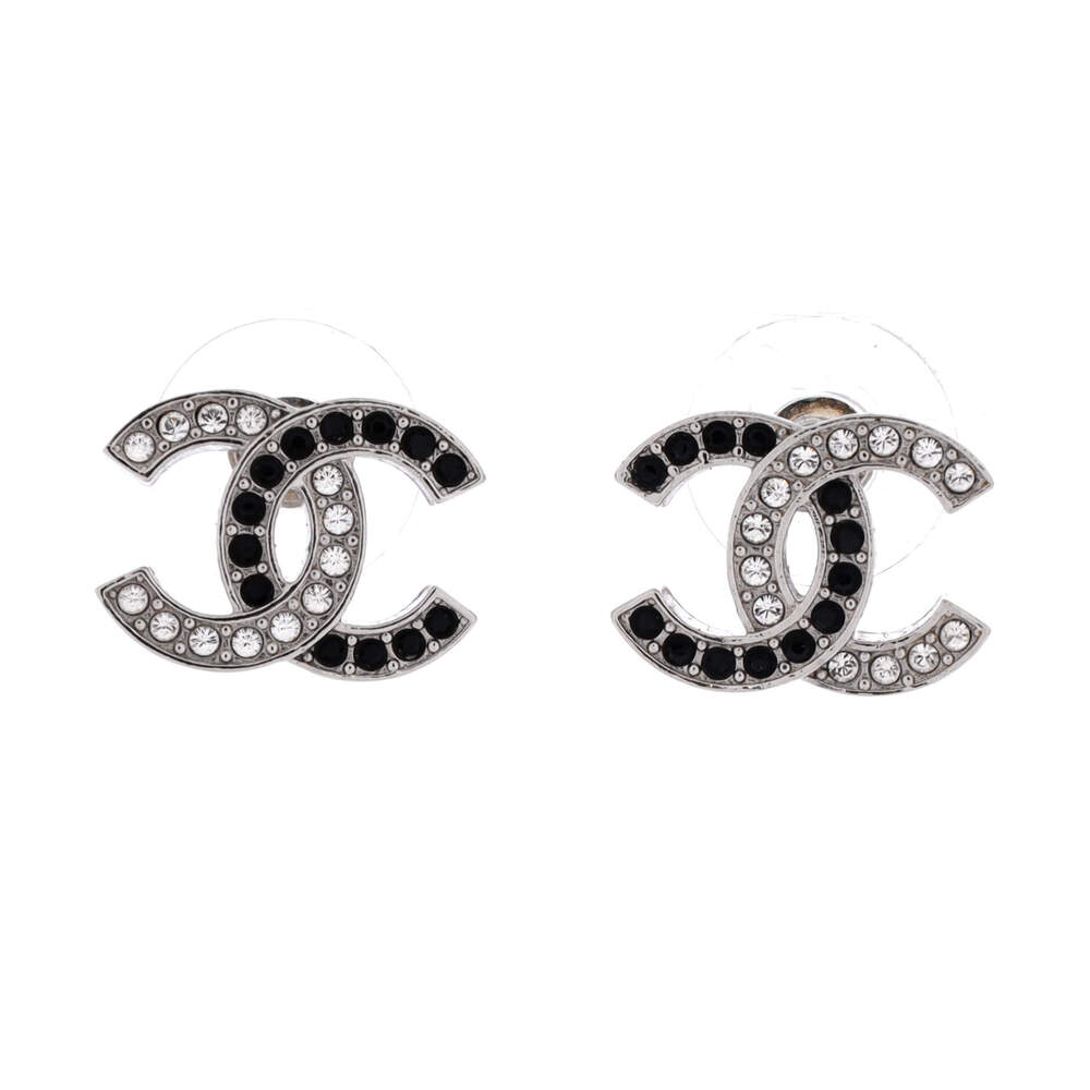 Chanel Cc Stud Earrings Metal With #259251C11B